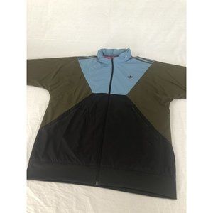 VTG Adidas Originals 90’s Trefoil Full Zip Windbreaker Jacket Mens SZ XL